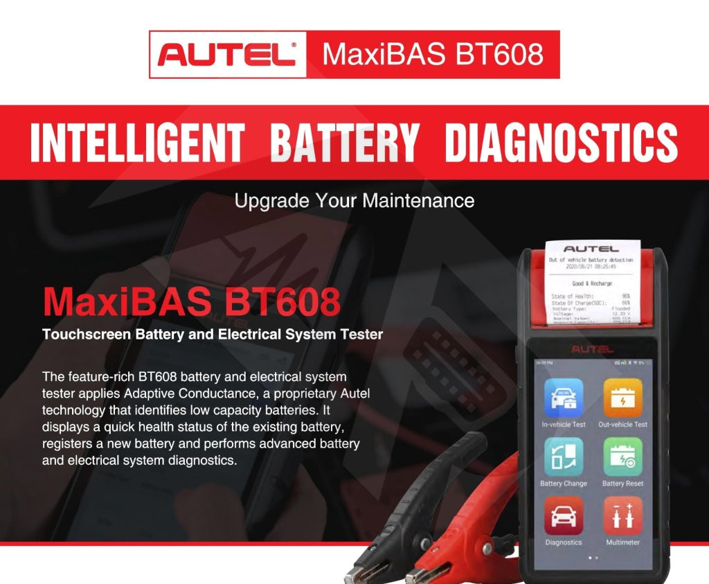 Autobatterietester Autel MaxiBAS BT608 BTAK – Autel Dealer