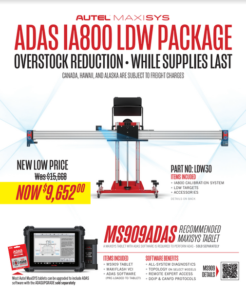Autel ADAS - IA800 Calibration Frame - LDW 3.0 - Huge Sale! While Supplies Last!