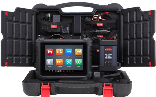 Autel MaxiSys MS909EV with TESLA Cable Sets: Electric Vehicle Diagnostic Scan Tool and J2534 Interface
