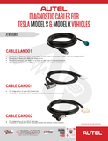 Autel Tesla Diagnostic Cables Scan Tools