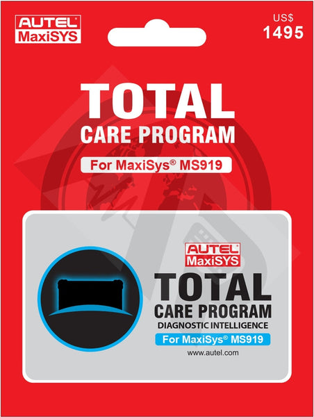 Tcp - Autel Maxisys Ms919 Total Care Program 1 Year Update Updates